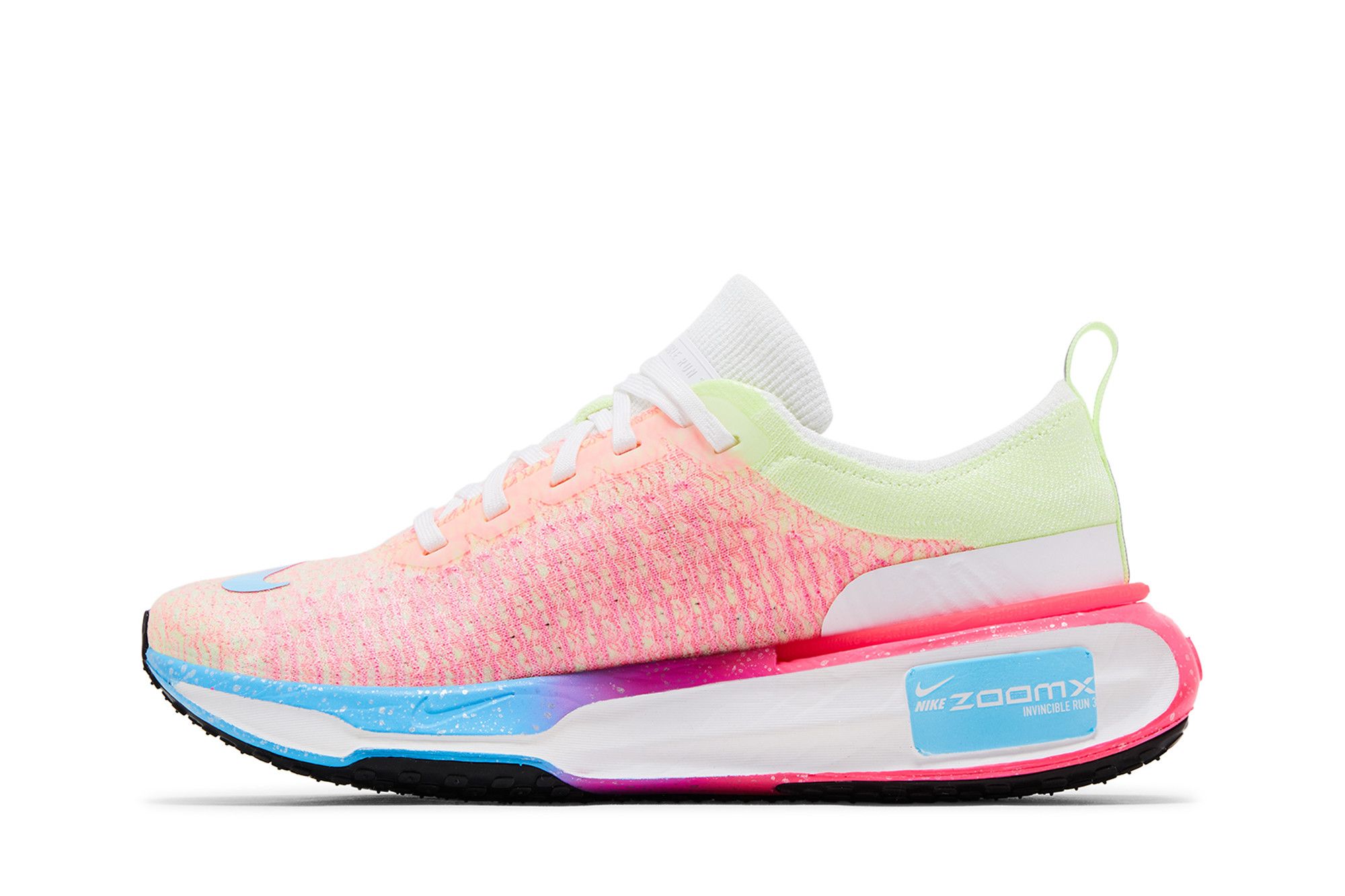 Pink nikes with rainbow bottom new arrivals