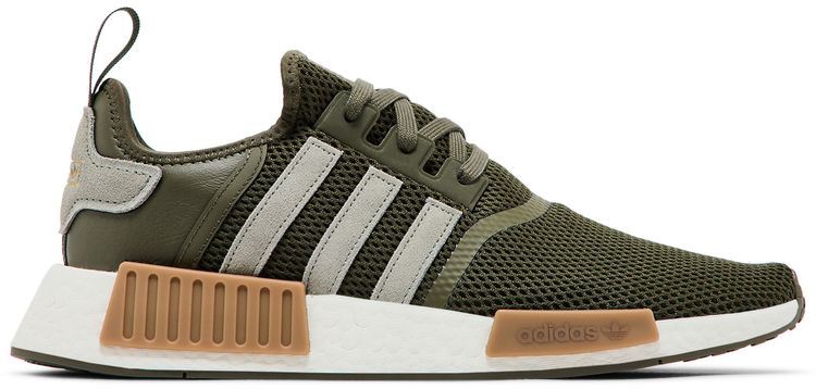 Adidas NMD R1 Olive Strata Silver Pebble