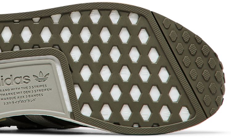 Adidas NMD R1 Olive Strata Silver Pebble