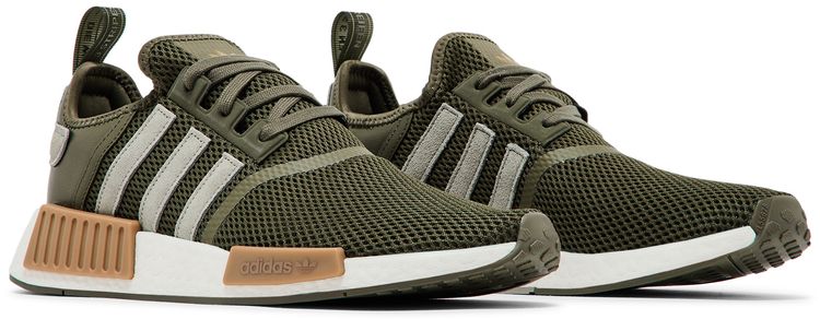 Adidas NMD R1 Olive Strata Silver Pebble