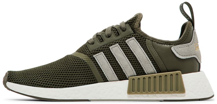 Adidas NMD R1 Olive Strata Silver Pebble