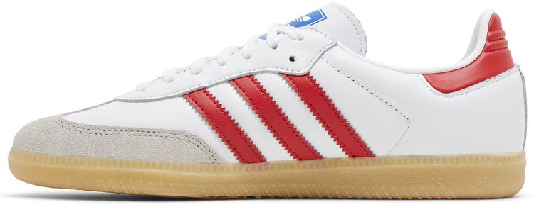 Adidas Samba OG J White Collegiate Red Gum