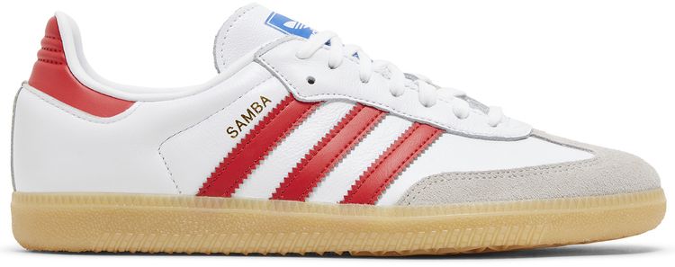Adidas Samba OG J White Collegiate Red Gum