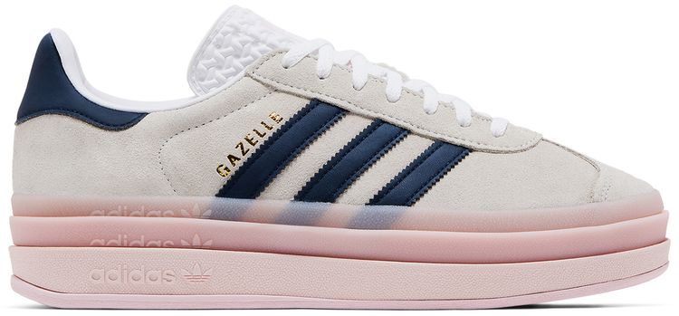 Adidas Wmns Gazelle Bold White Clear Pink Indigo