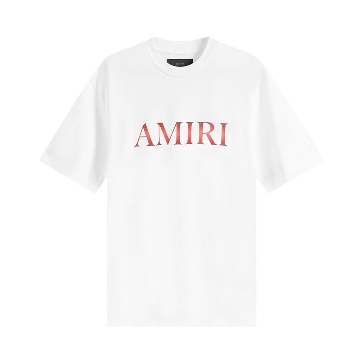 Amiri Core Gradient Tee WhiteRed