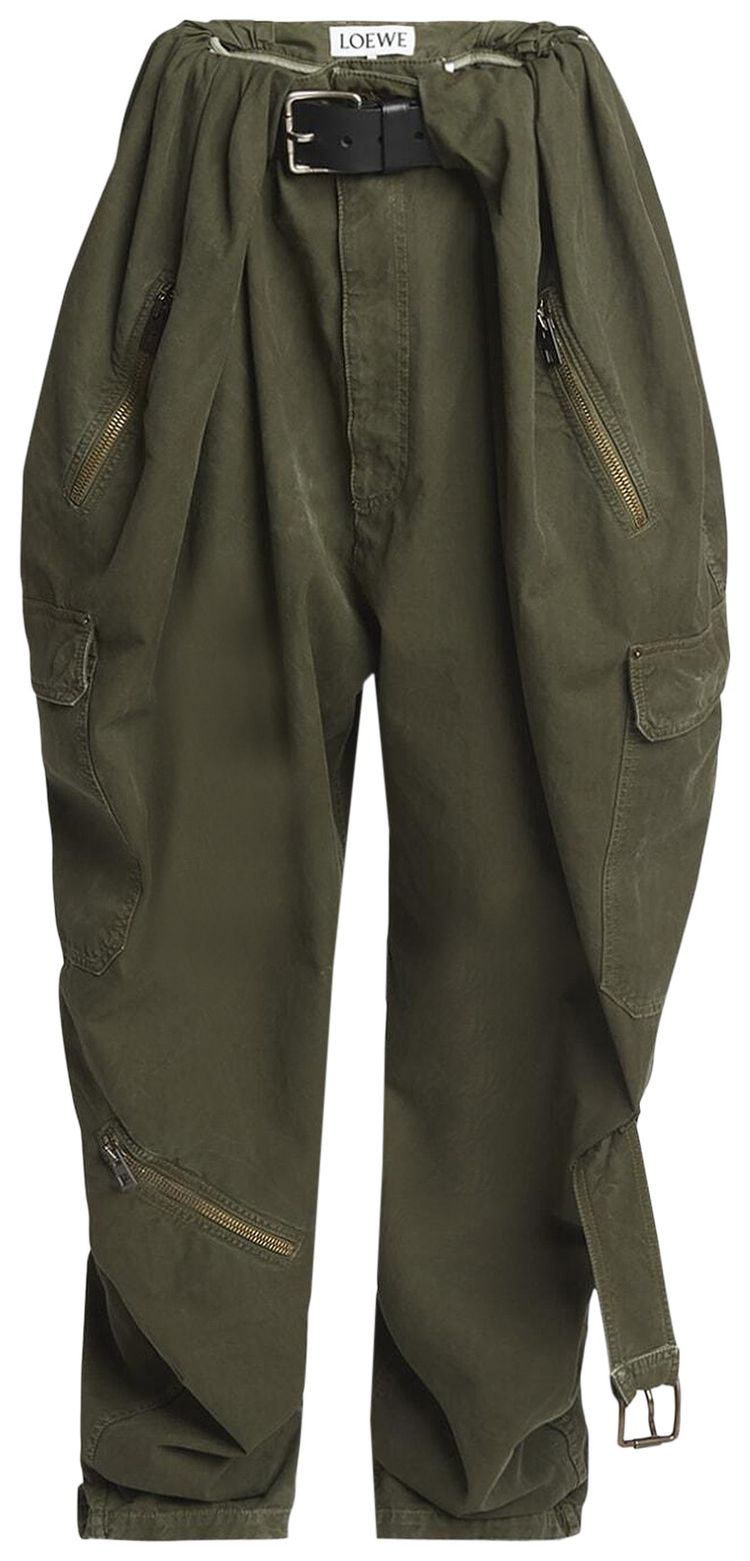 Loewe Balloon Cargo Trousers Deep Olive