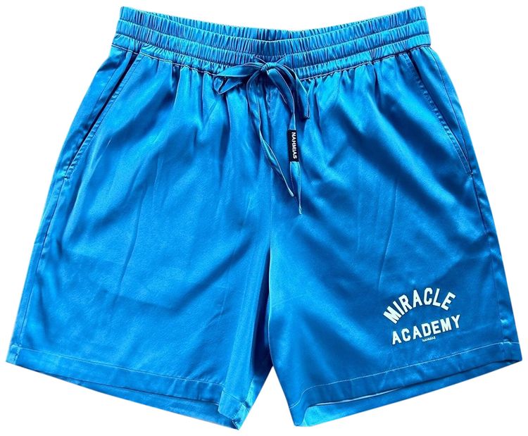 Nahmias Miracle Academy Silk Shorts Ocean