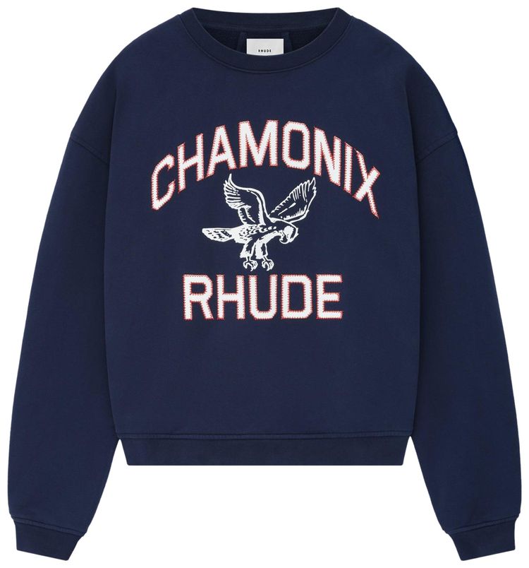 Rhude Chamonix Crewneck Navy