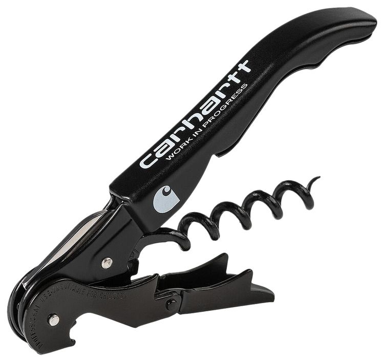 Carhartt WIP Script Pulltaps Corkscrew BlackWhite