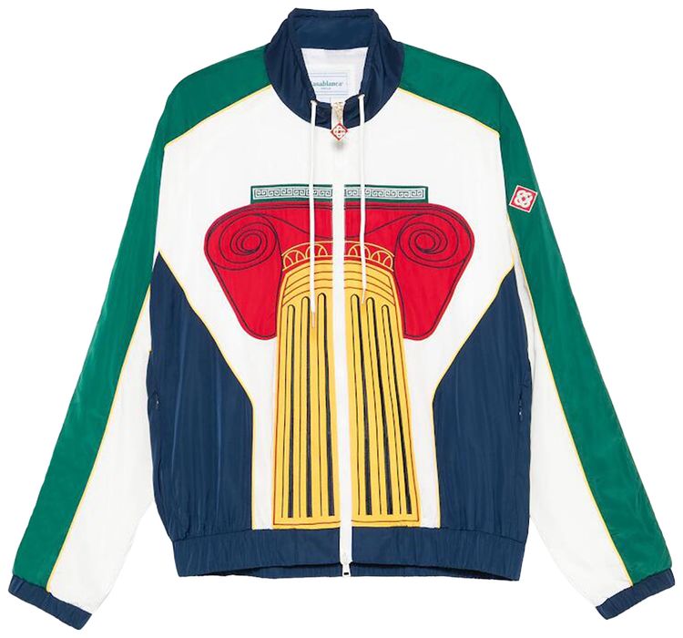 Casablanca Embroidered Windbreaker Jacket Multicolor