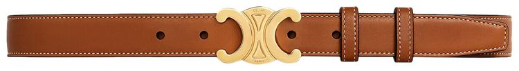 CELINE Medium Triomphe Belt Tan
