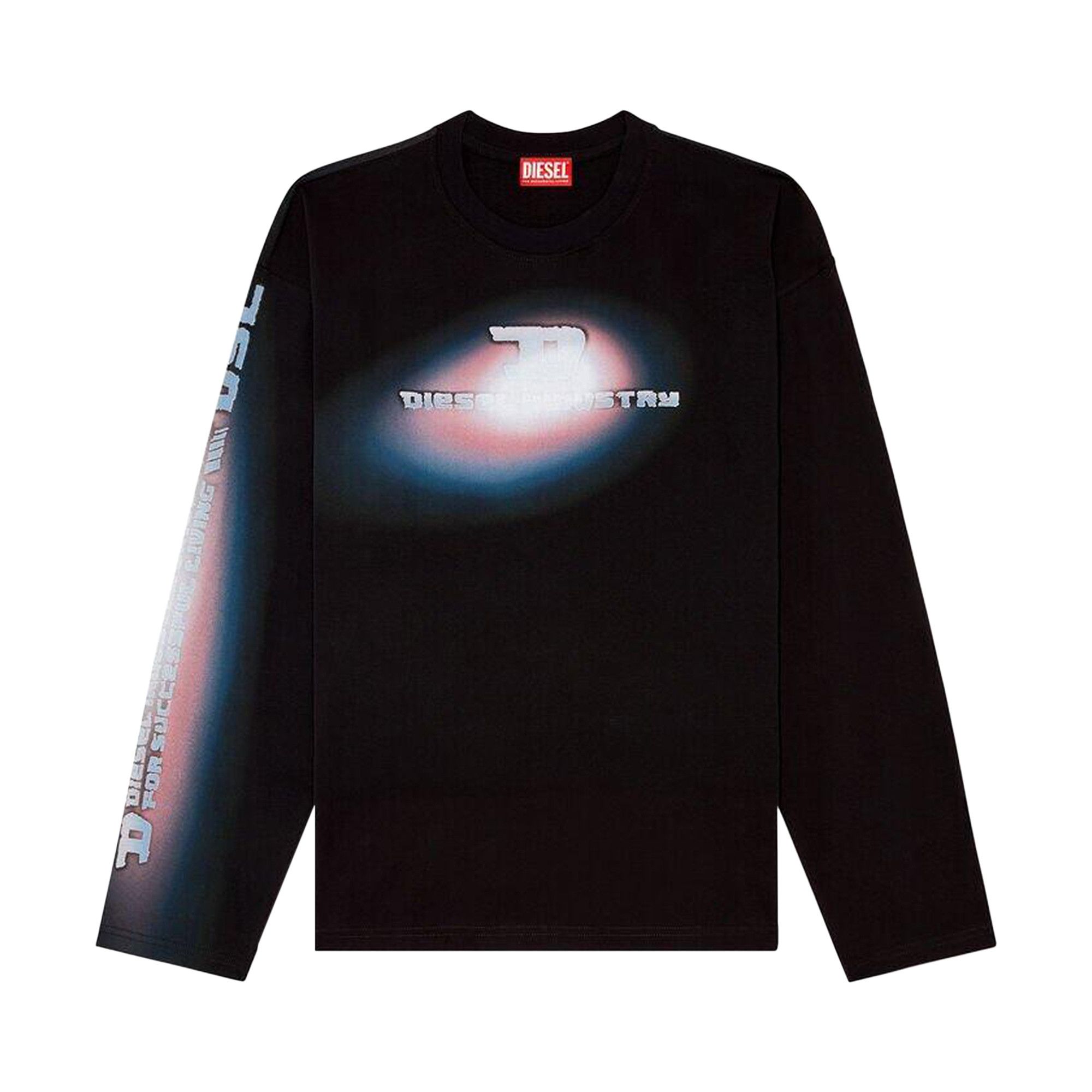 【DIESEL】t-archie-ls Buy Diesel T-Archie Long-Sleeve T-Shirt 'Deep Black
