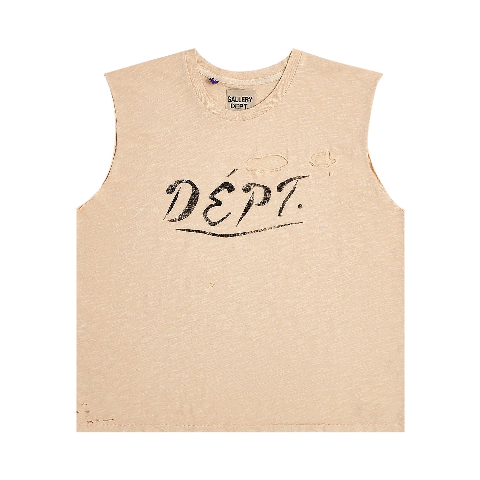 Buy Gallery Dept. Sleeveless Crew Tee 'Archival White' - SCT 10050