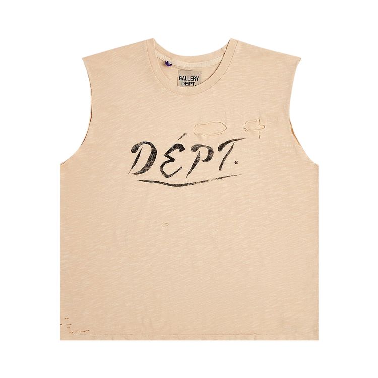 Gallery Dept Sleeveless Crew Tee Archival White