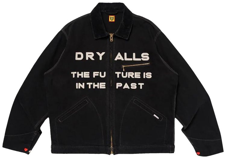 Human Made Zip Up Embroidery Blouson Black