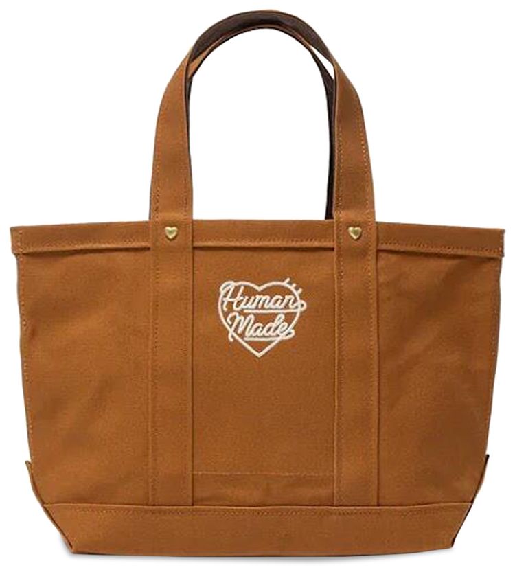 Human Made Duck Canvas Tote Bag Brown