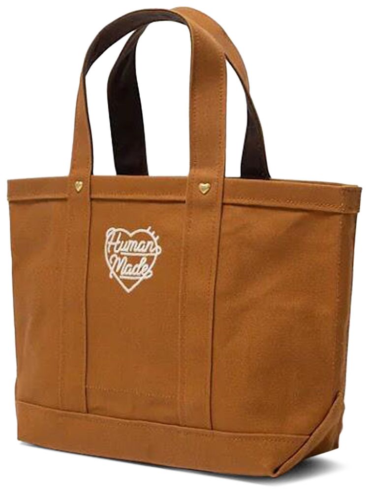 Human Made Duck Canvas Tote Bag Brown
