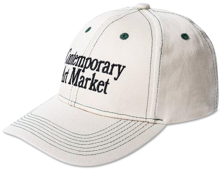 Market CAM 6 Panel Hat Ecru