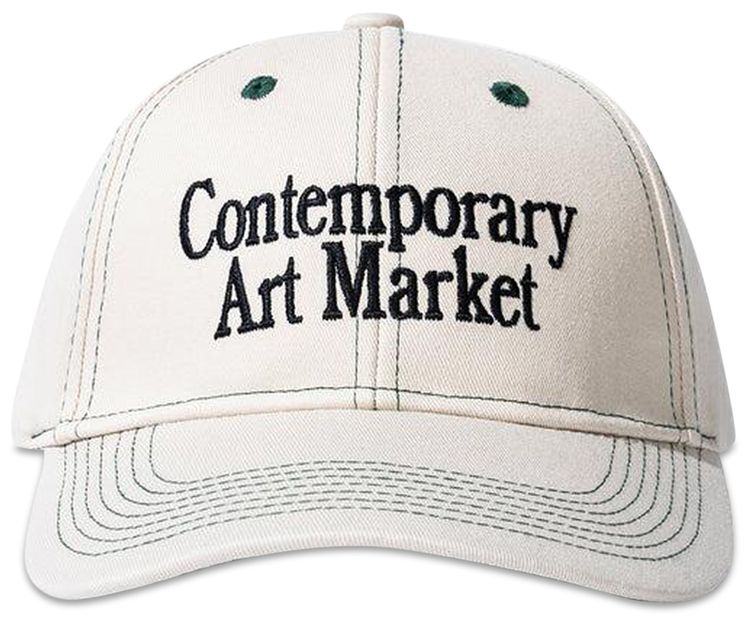 Market CAM 6 Panel Hat Ecru