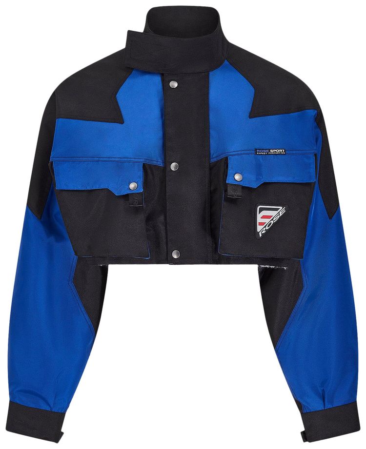 Martine Rose Cut Sports Jacket BlueBlack