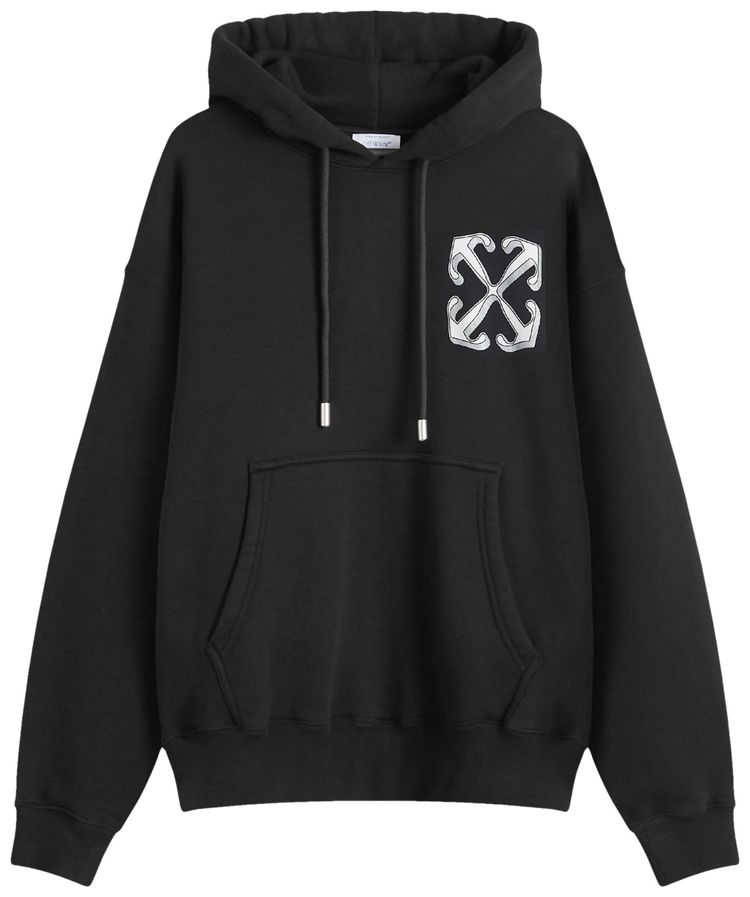 Off White Dragon Skate Hoodie BlackMulticolor