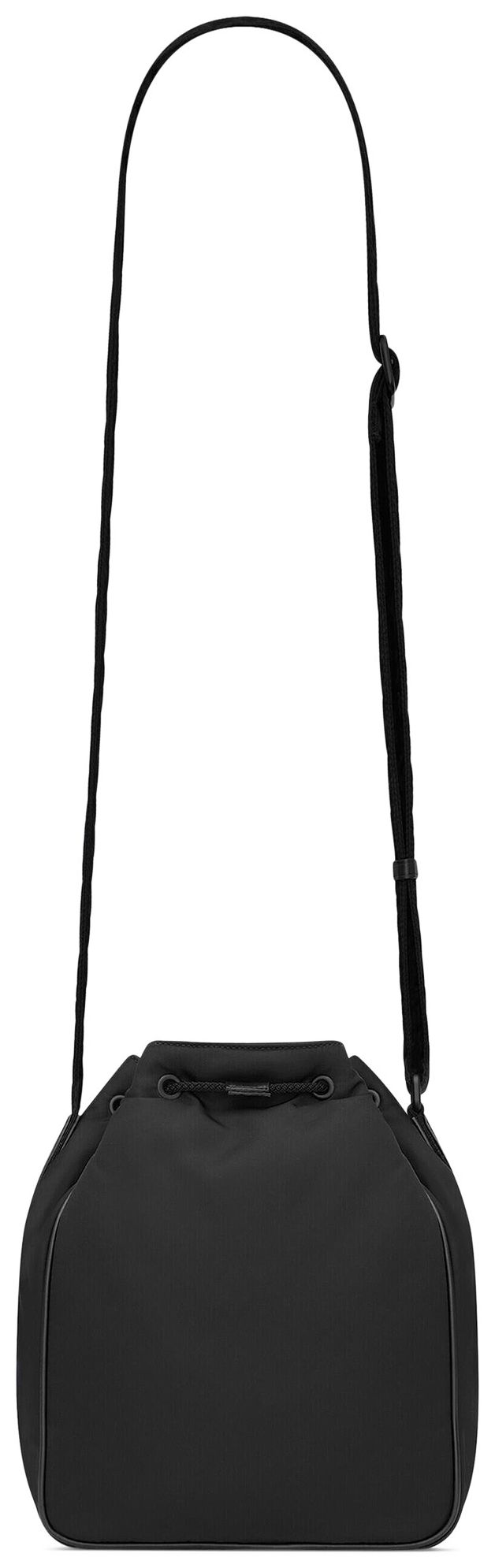 Saint Laurent Nylon Bucket Bag Black