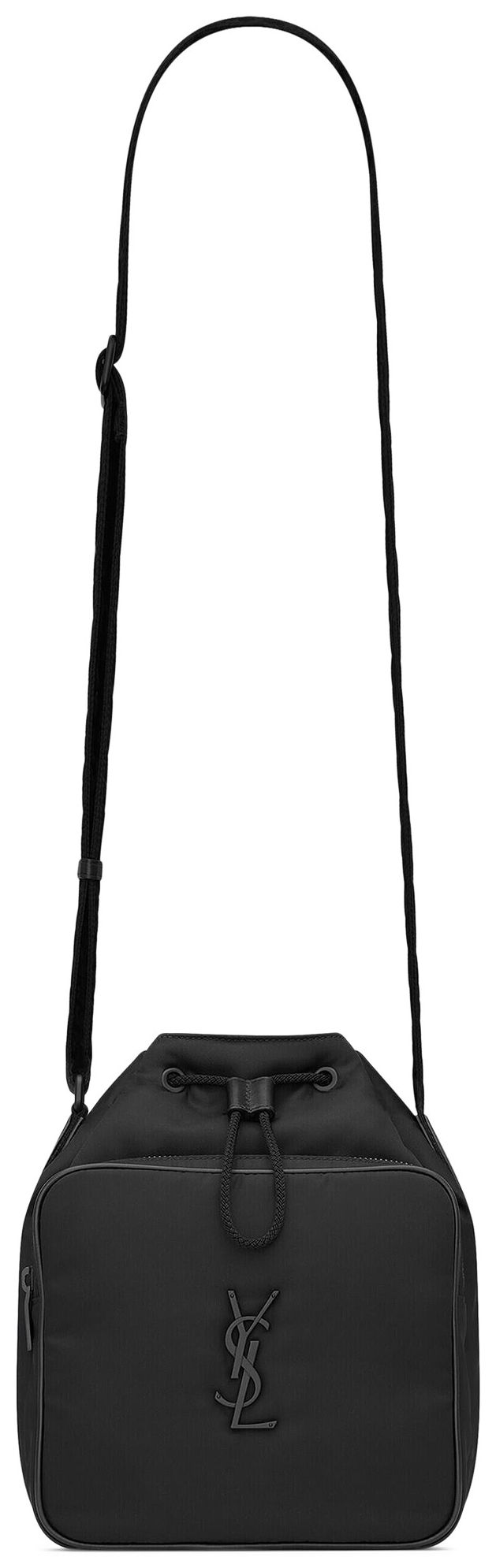 Saint Laurent Nylon Bucket Bag Black