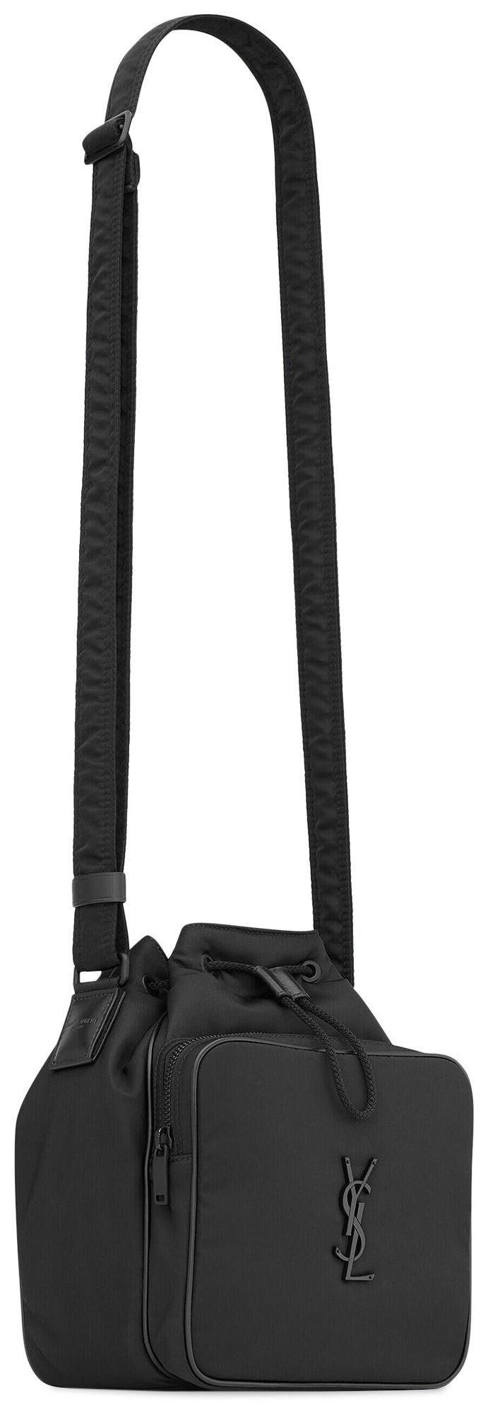 Saint Laurent Nylon Bucket Bag Black