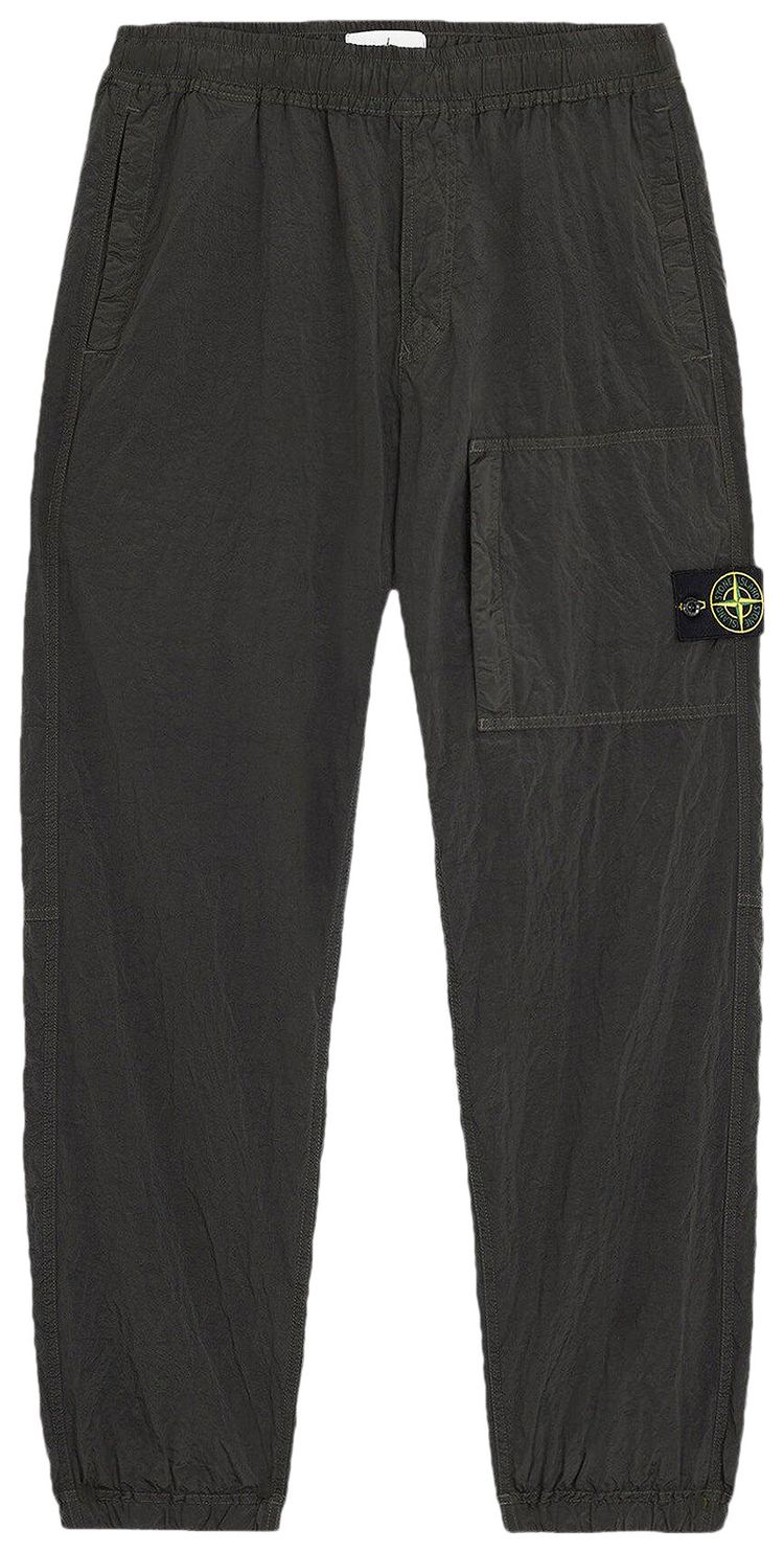 Stone Island Compass Badge Trousers Lead Grey