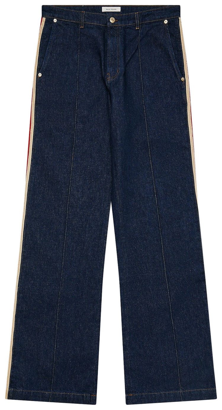 Wales Bonner Shadow Denim Deep Blue