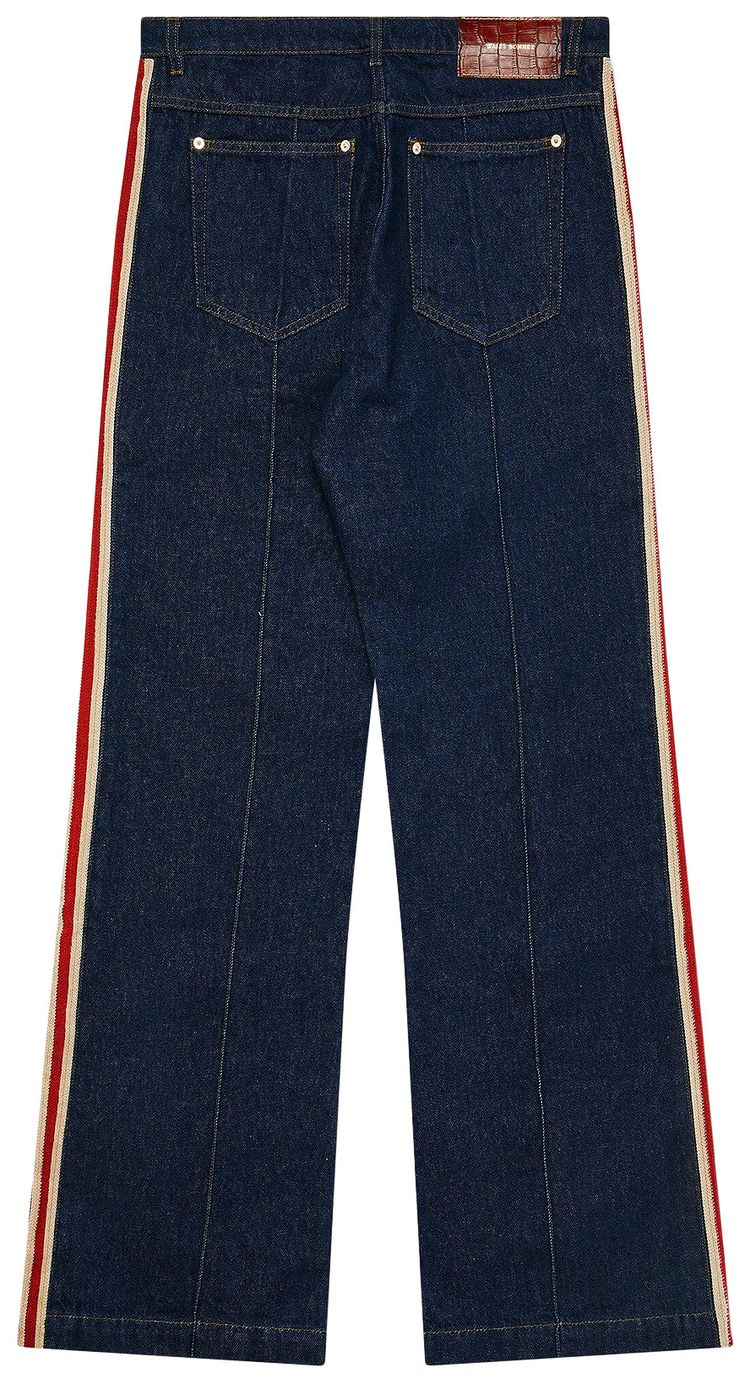 Wales Bonner Shadow Denim Deep Blue