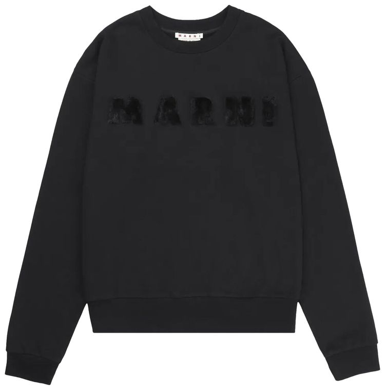 Marni Brushed Sweatshirt Black