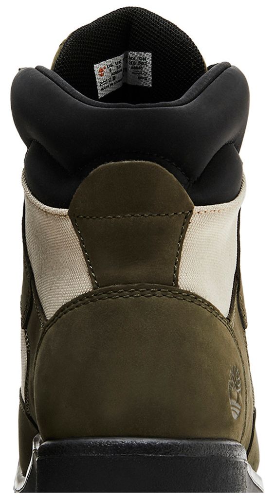 Timberland 6 Inch Field Boot Junior Dark Green