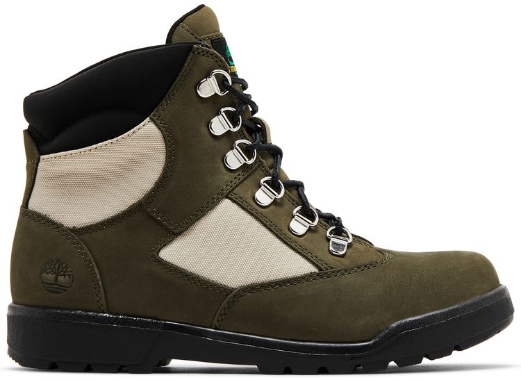 Timberland 6 Inch Field Boot Junior Dark Green
