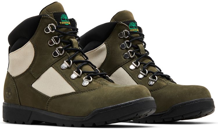 Timberland 6 Inch Field Boot Junior Dark Green