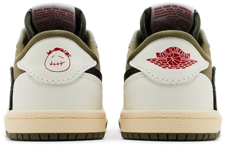 Travis Scott x Air Jordan 1 Retro Low OG SP TD Reverse Olive  Medium Olive