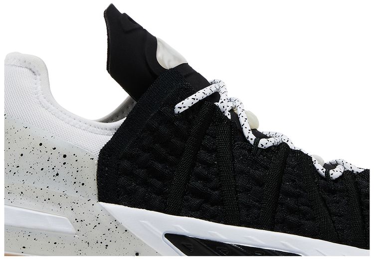 Nike LeBron 18 GS Black White Gum