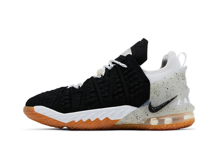 Buy Nike LeBron 18 GS 'Black White Gum' CW2760 007 GOAT