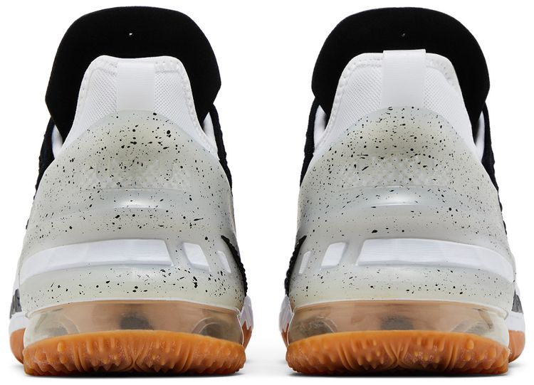 Nike LeBron 18 GS Black White Gum