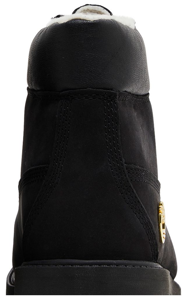 Timberland 6 Inch Premium Shearling Waterproof Boot Junior Black Gold