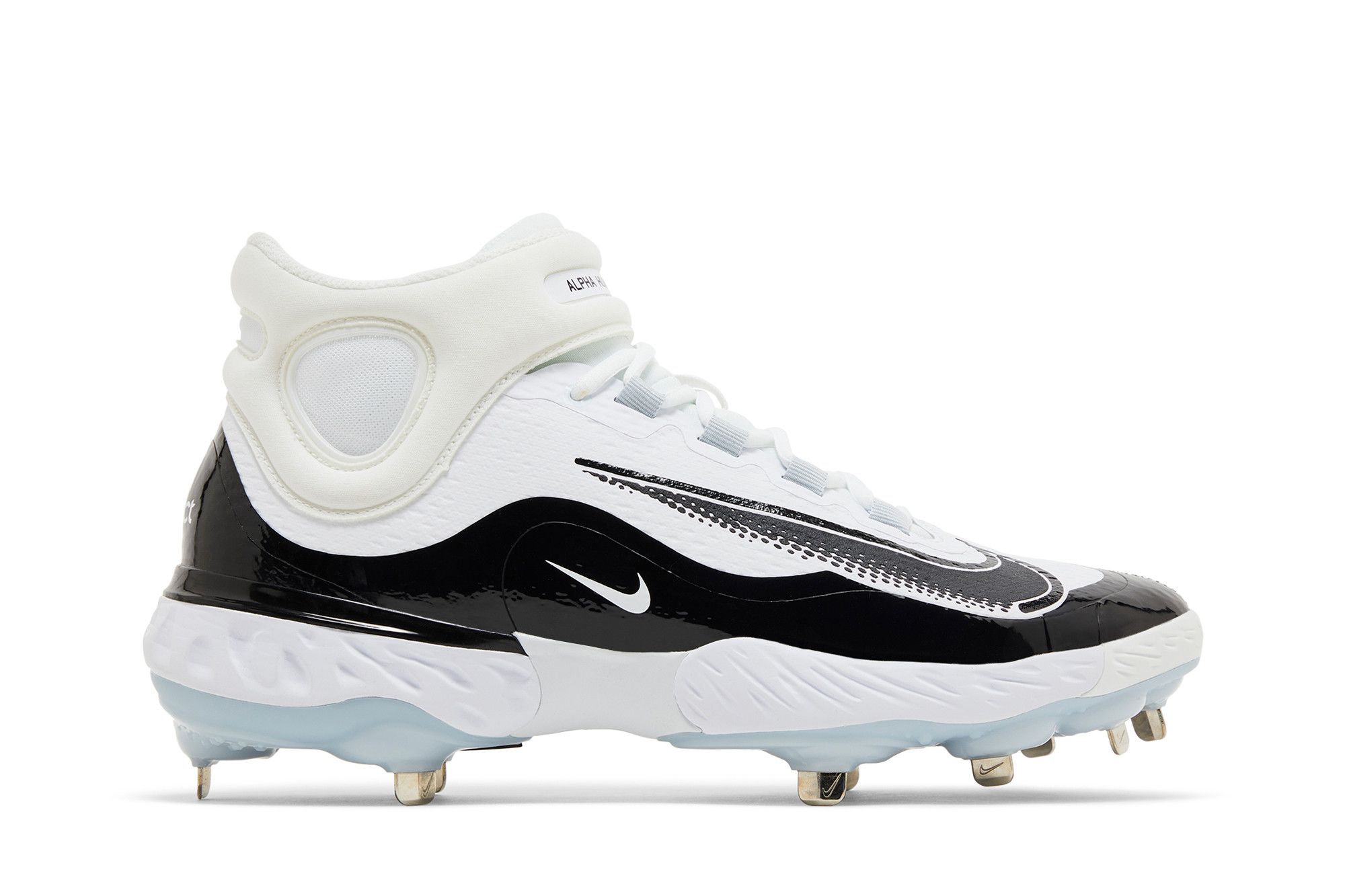 Buy Alpha Huarache Elite 4 Mid 'White Black Blue Tint