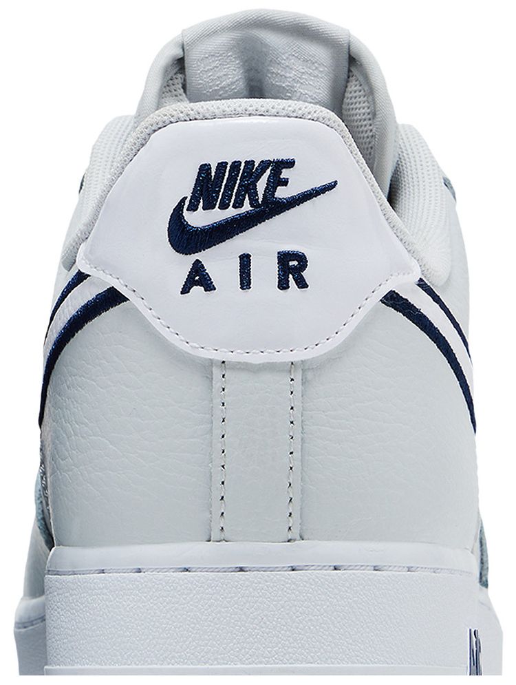 Nike Air Force 1 07 Embroidered Swoosh   Photon Dust Navy