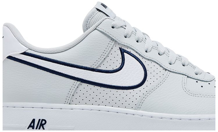 Nike Air Force 1 07 Embroidered Swoosh   Photon Dust Navy