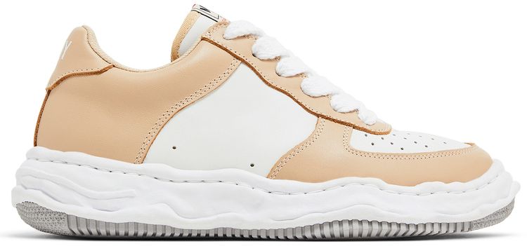 Maison Mihara Yasuhiro Wayne OG Sole Leather Low Beige White