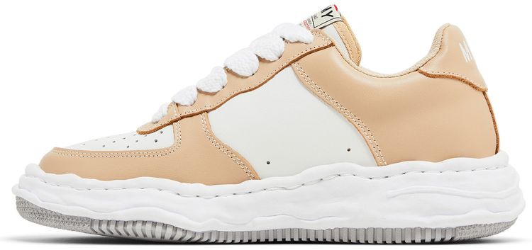 Maison Mihara Yasuhiro Wayne OG Sole Leather Low Beige White