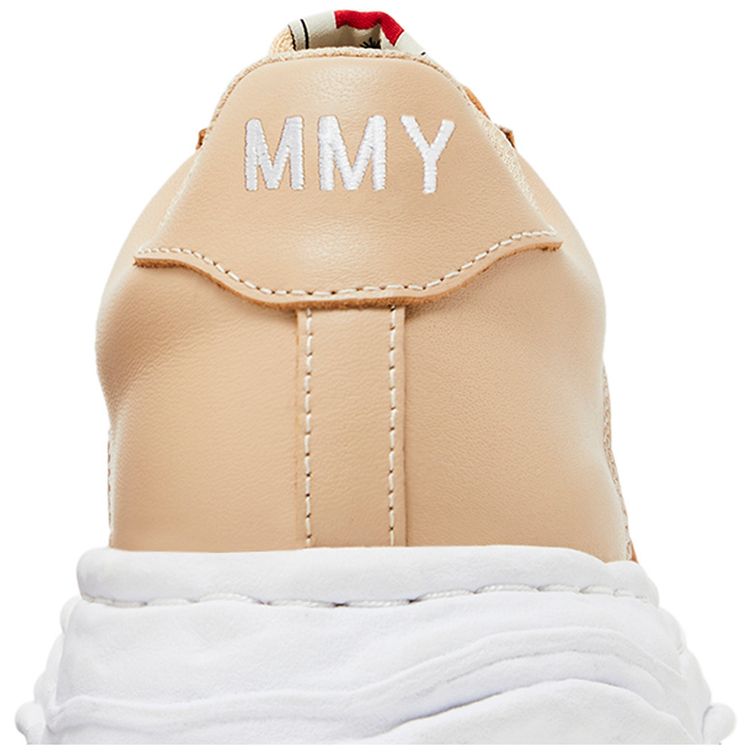 Maison Mihara Yasuhiro Wayne OG Sole Leather Low Beige White