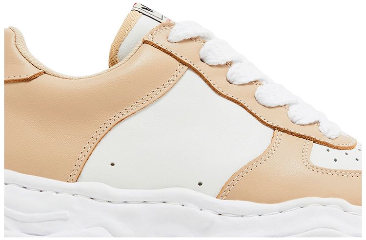 Maison Mihara Yasuhiro Wayne OG Sole Leather Low Beige White