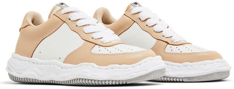 Maison Mihara Yasuhiro Wayne OG Sole Leather Low Beige White