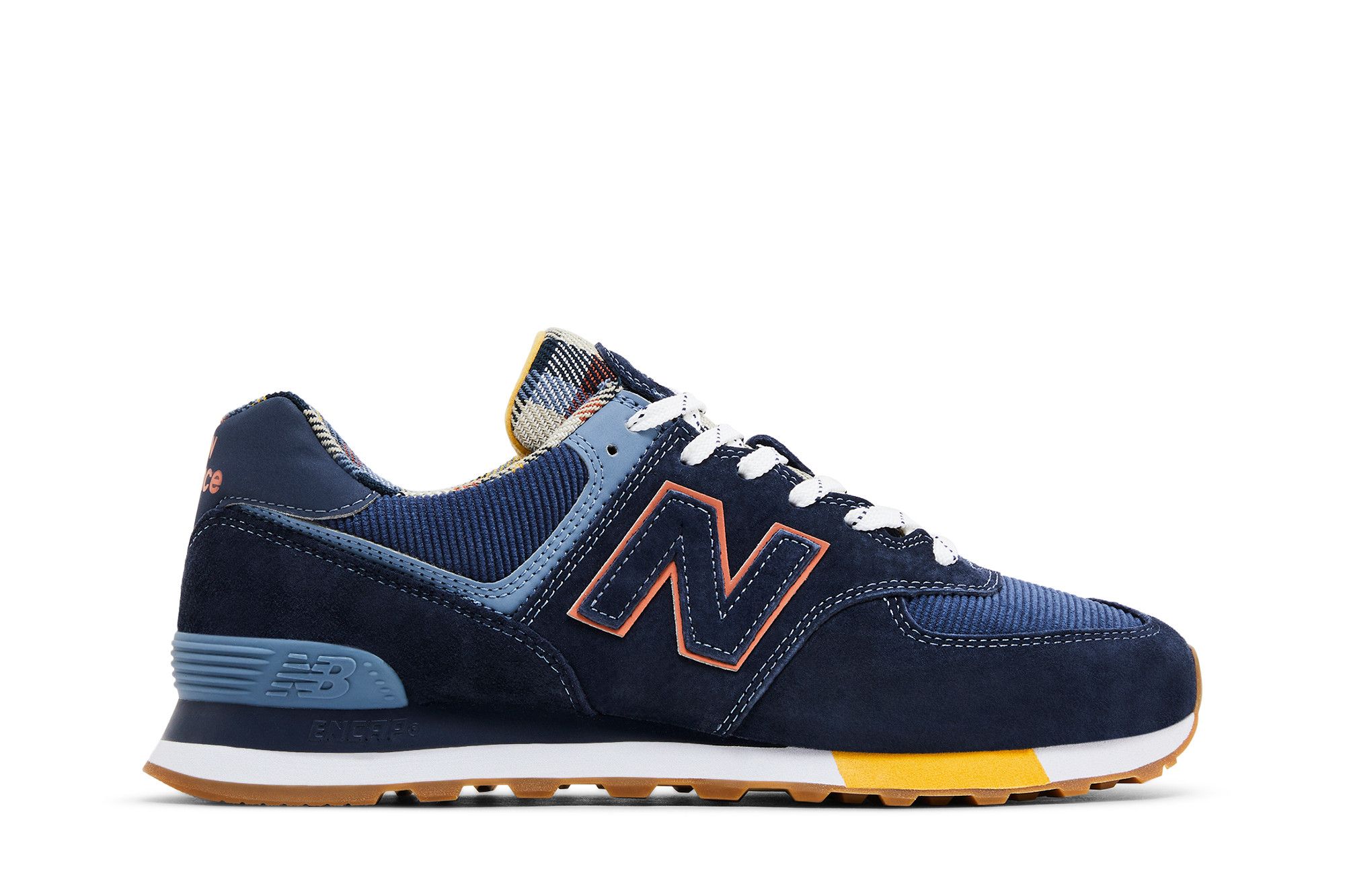 Buy New Balance 574 'Dark Blue Plaid' - ML574HMK | GOAT