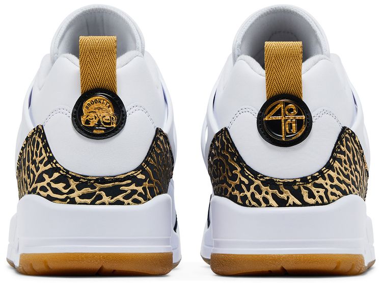 Air Jordan Spizike Low White Black Metallic Gold